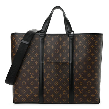 Louis Vuitton Monogram Macassar Weekend Tote GM 1 of 10