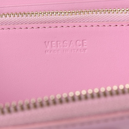 Versace Vitello Palazzo Medusa Zip Around Wallet Pink 6 of 10