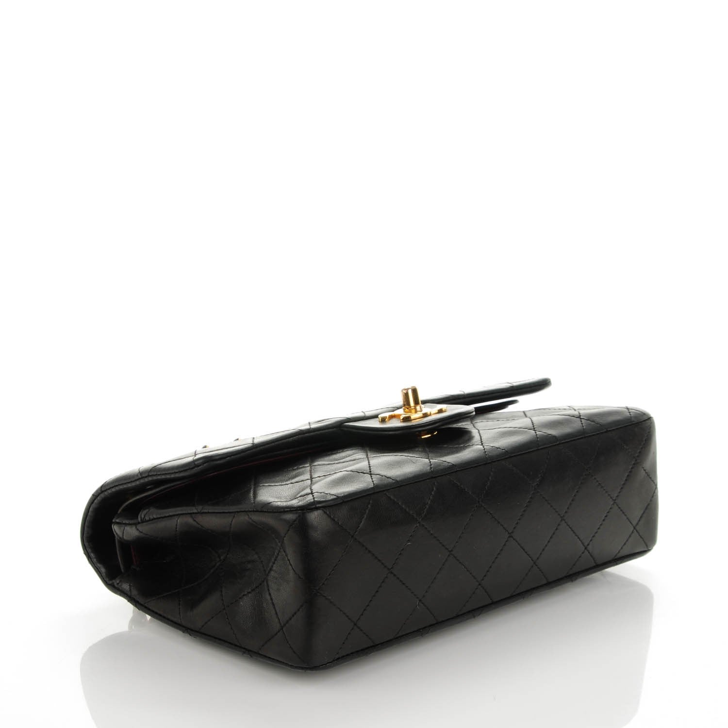 Chanel Lambskin Quilted Small Double Flap Black 4 of 10