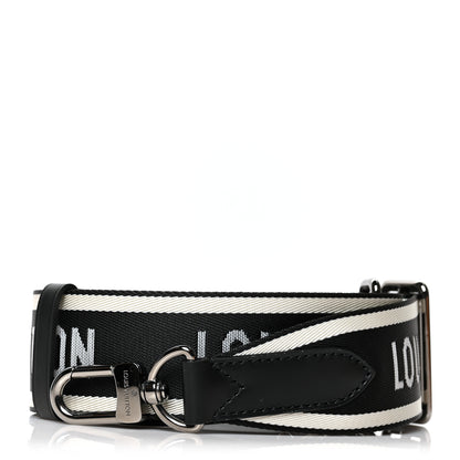 Louis Vuitton Nylon Jacquard Sporty Bandouliere Shoulder Strap Black 1 of 5