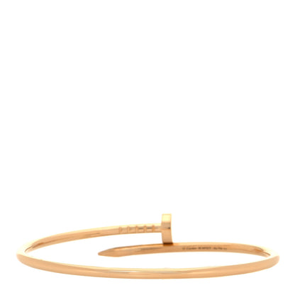 Cartier 18K Yellow Gold Small Juste Un Clou Bracelet 16 3 of 5