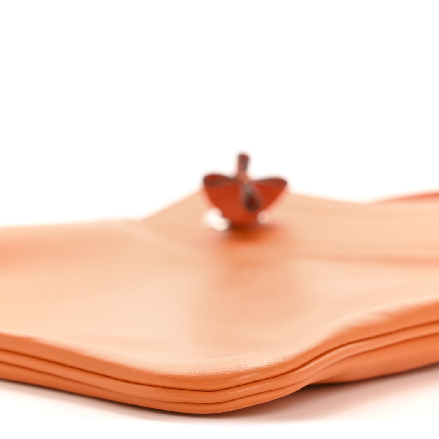 Hermes Milo Lambskin Swift Mini Aline Orange 10 of 11