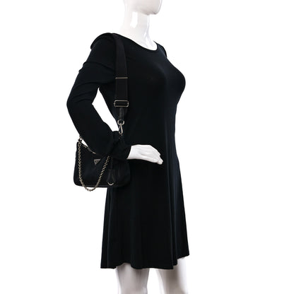 Prada Nylon Re-Edition 2005 Shoulder Bag Black 2 of 10