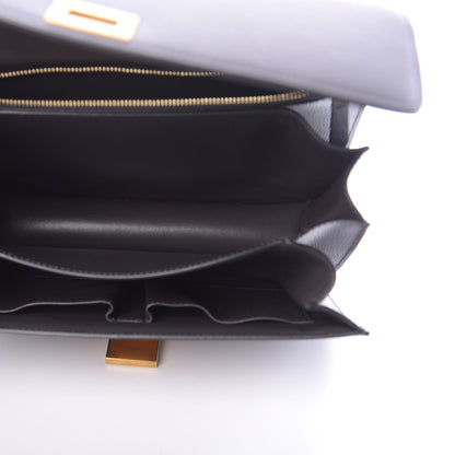 Celine Liege Calfskin Medium Classic Box Flap Bag Grey 5 of 12