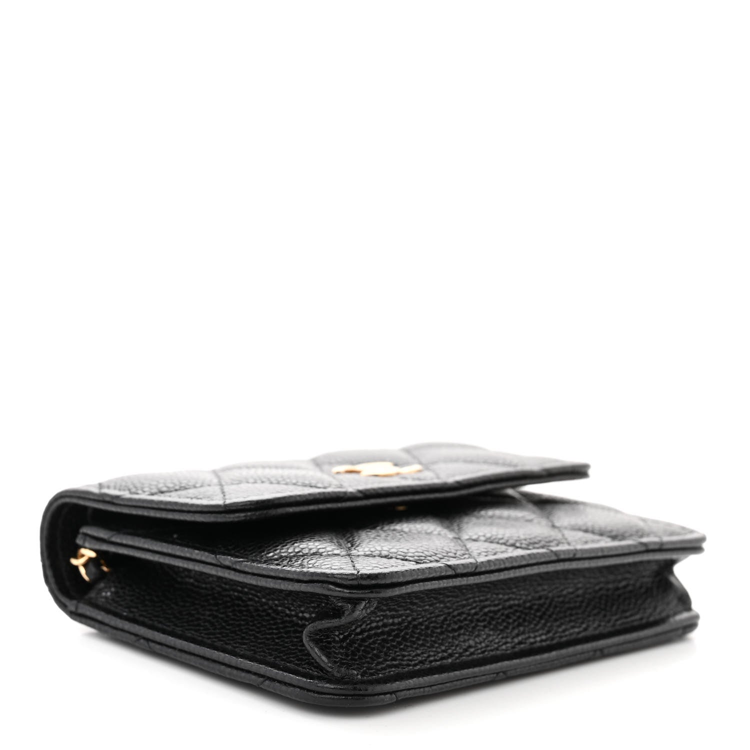 Chanel Caviar Quilted Miss Coco Clutch With Chain Black 4 of 12