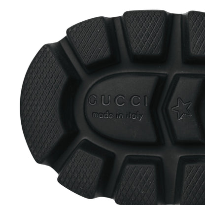 Gucci Rubber Womens Horsebit Ankle Boots 38 Black 7 of 7