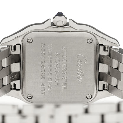 Cartier Stainless Steel Diamond 22mm Panthere Quartz Watch 4 of 5