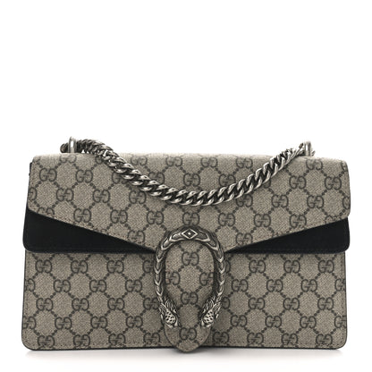 Gucci GG Supreme Monogram Small Dionysus Shoulder Bag Black 1 of 10