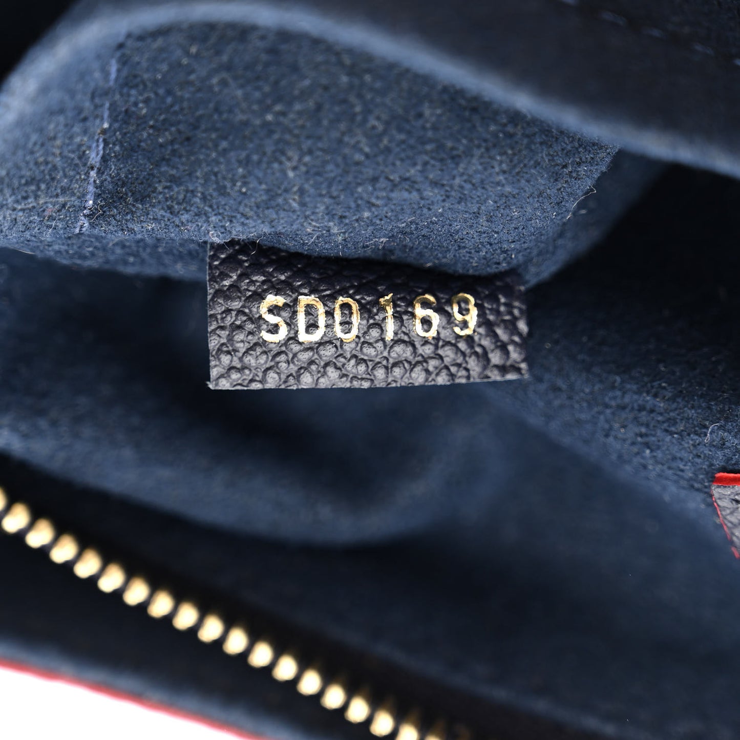 Empreinte Surene MM Marine Rouge