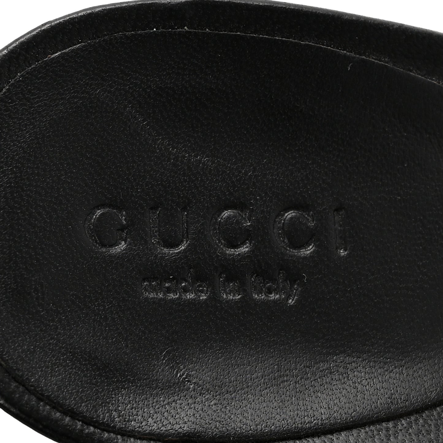 Calfskin Monogram Web Bow Heel Slide Sandals 8.5 Black