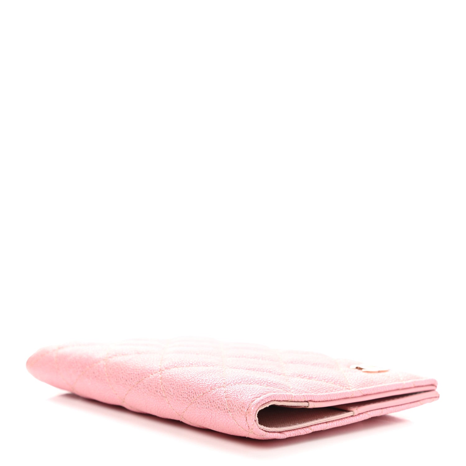 Chanel Iridescent Caviar Quilted Passport Holder Pink 4 of 8
