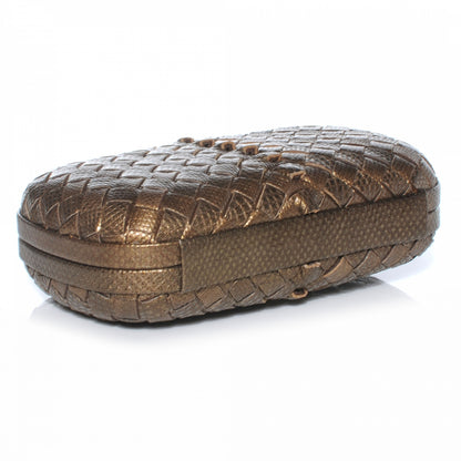 Bottega Veneta Woven Karung Knot Clutch 5 of 7