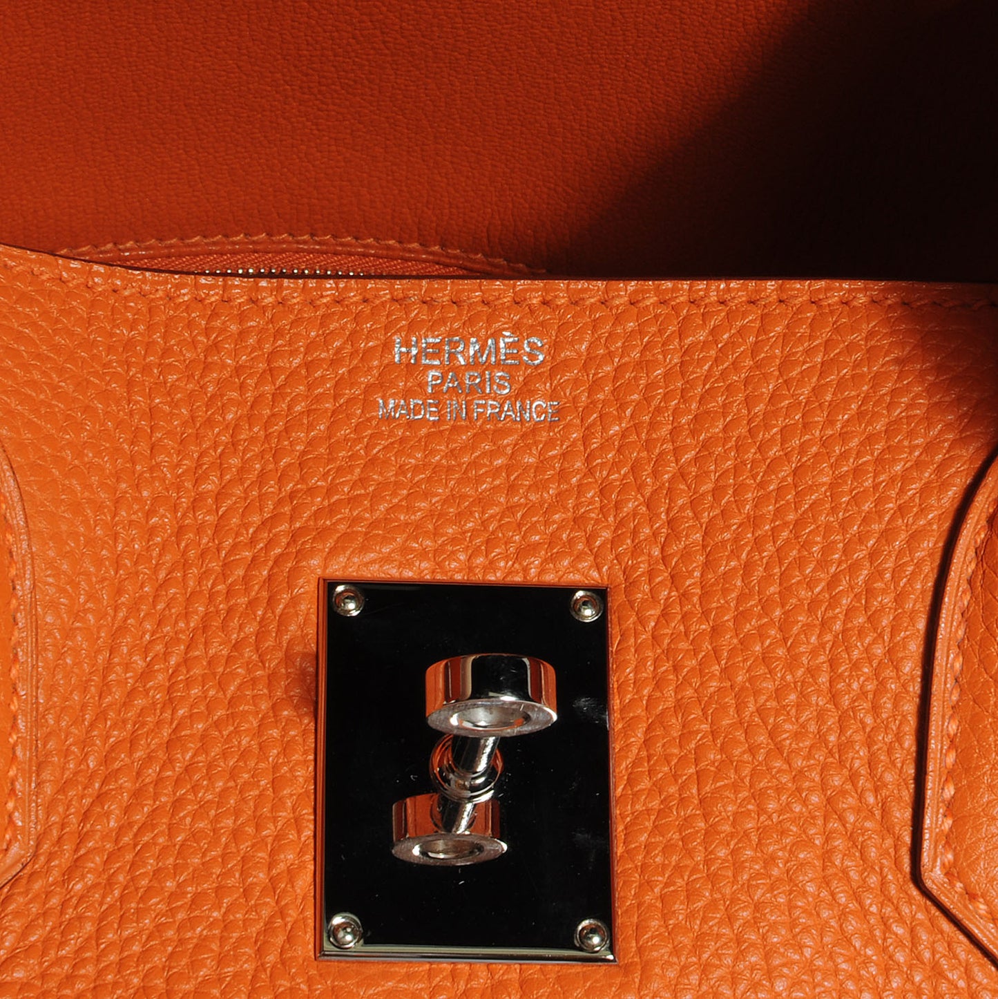 Evergrain JPG Shoulder Birkin II 42 Orange