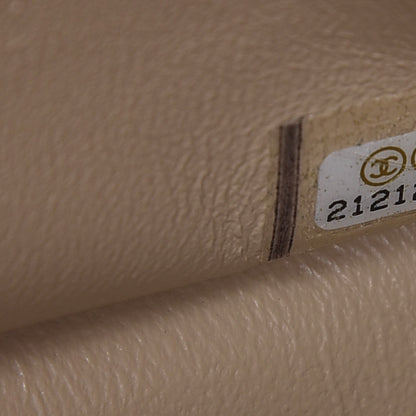 Chanel Caviar Quilted Jumbo Double Flap Beige Clair 7 of 8