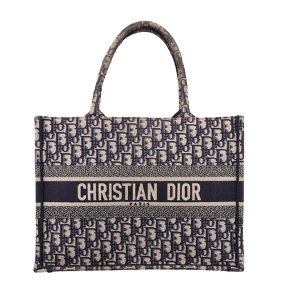 Christian Dior Oblique Medium Book Tote Blue Multicolor 1 of 9
