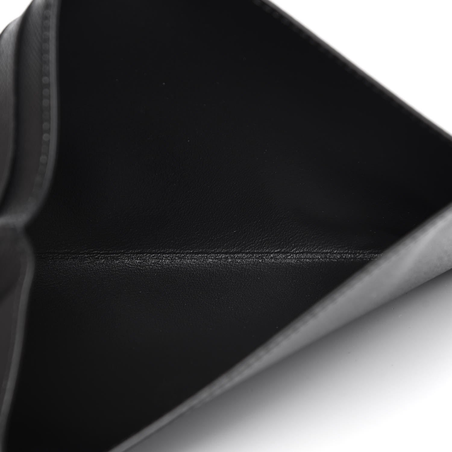 Louis Vuitton Calfskin Felicie Chain Wallet Card Holder Insert Black 5 of 6