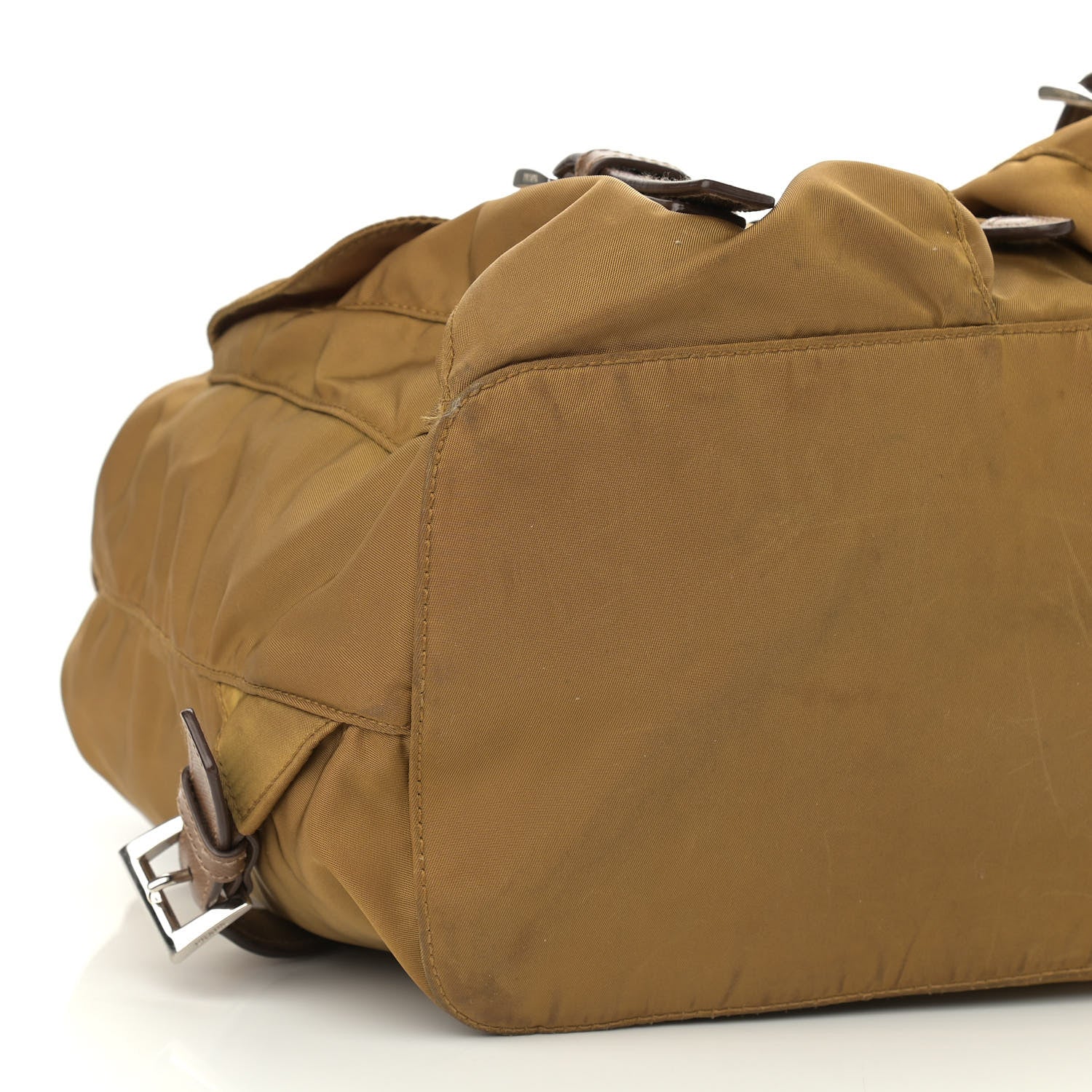 Prada Vela Nylon Saffiano Backpack Tobacco 9 of 11