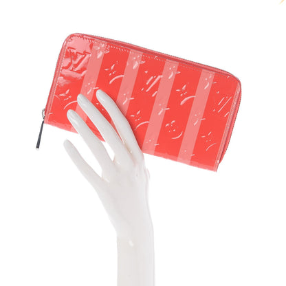 Louis Vuitton Vernis Rayures Zippy Wallet Poppy 2 of 7