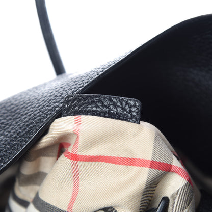 Burberry London Grainy Calfskin Medium Baynard Tote Black 9 of 11