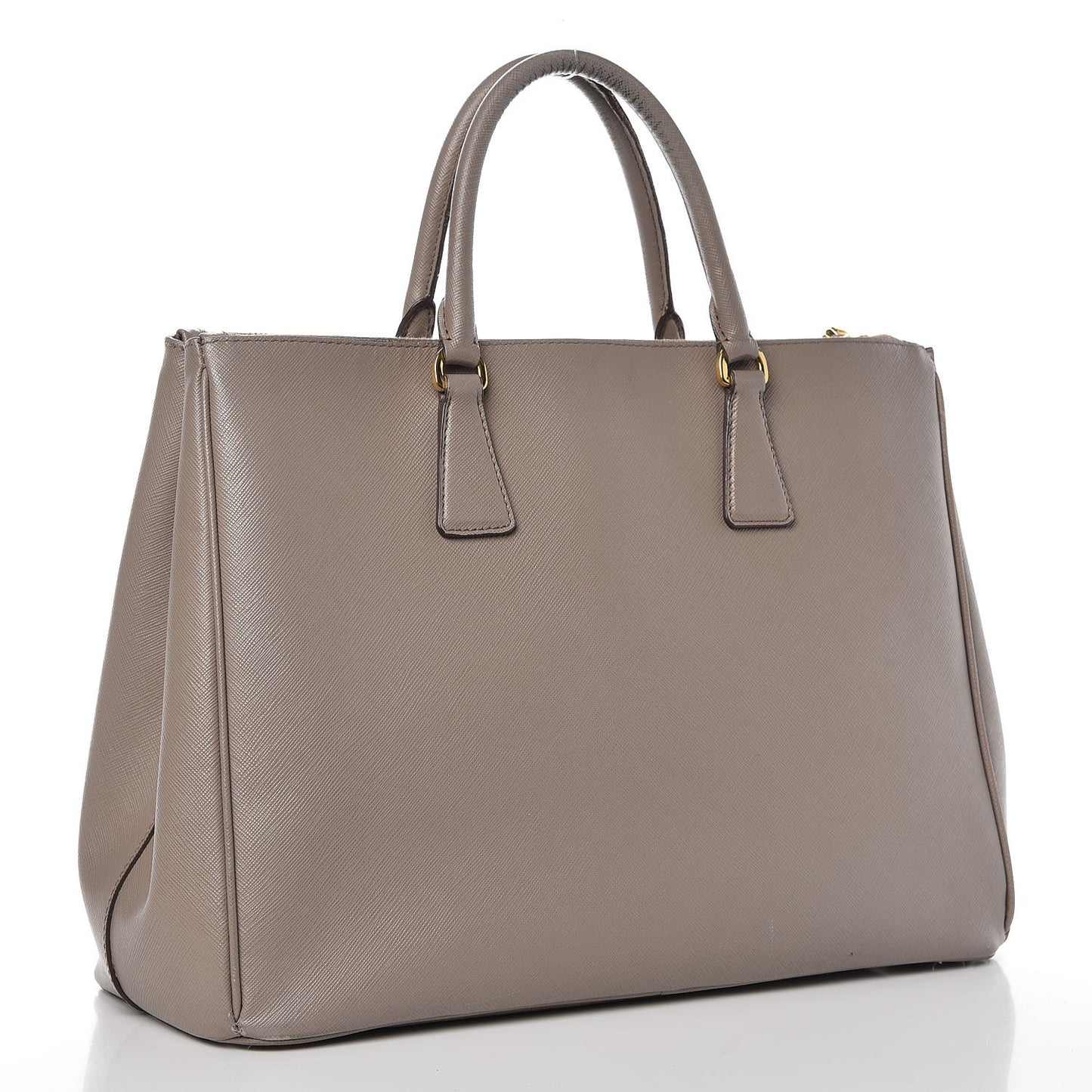 Saffiano Large Galleria Double Zip Tote Argilla