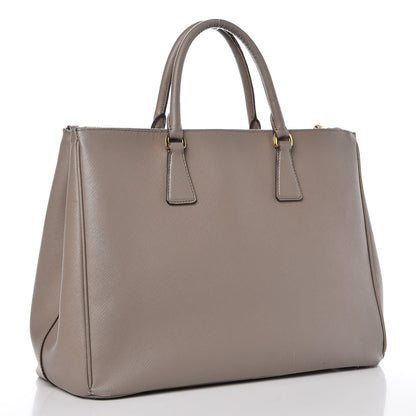Prada Saffiano Large Galleria Double Zip Tote Argilla 3 of 14