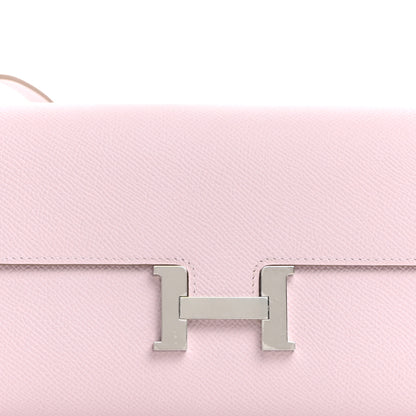 Hermes Epsom Constance Wallet To Go Mauve Pale 7 of 10