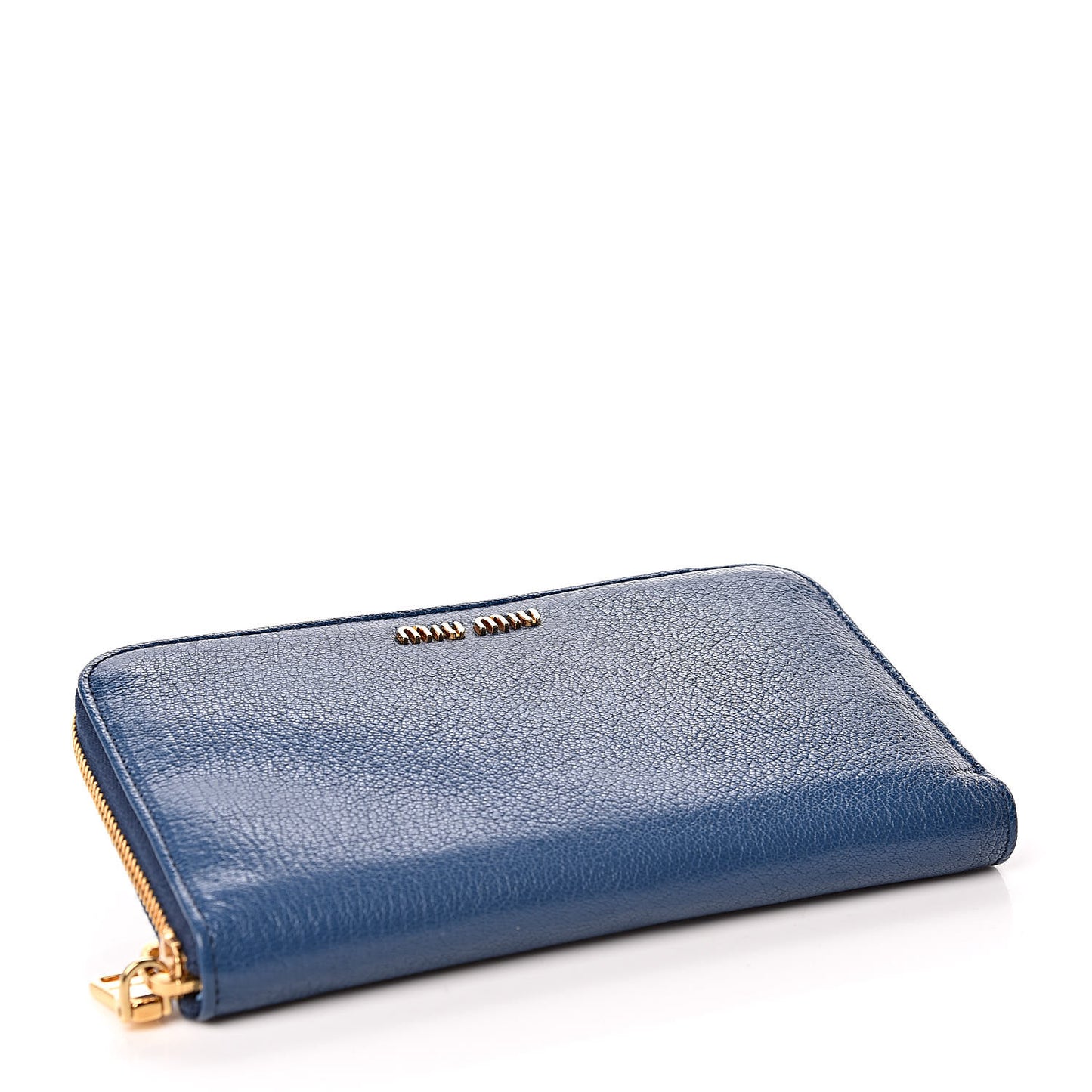 Goatskin Madras Zip Around Wallet Aviazione