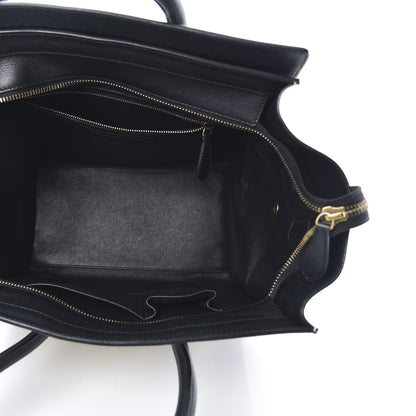 Celine Velluto Calfskin Mini Tri-Color Luggage Vanilla 5 of 11