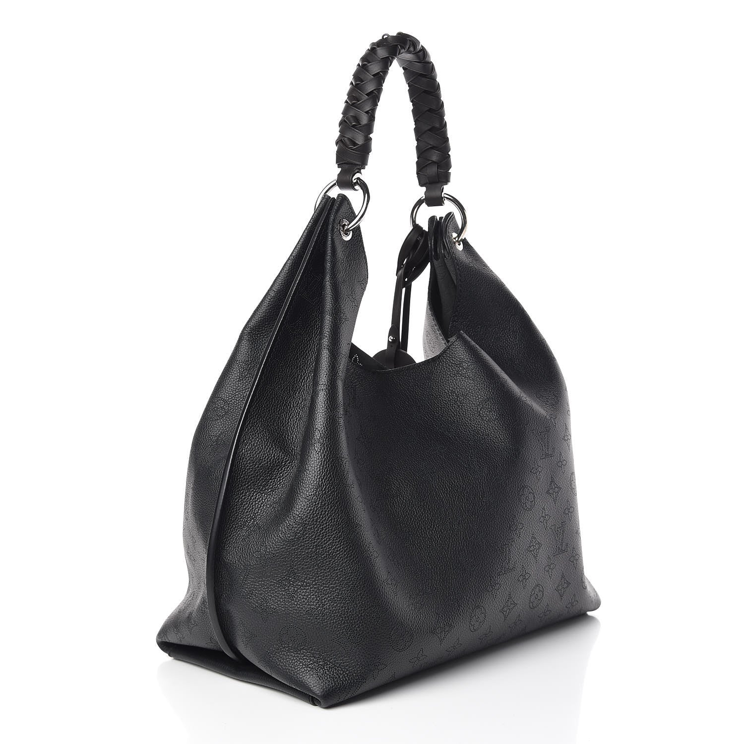 Louis Vuitton Mahina Carmel Hobo Black 3 of 9