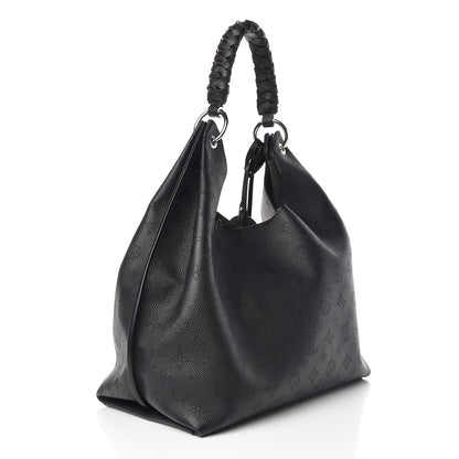 Louis Vuitton Mahina Carmel Hobo Black 3 of 9