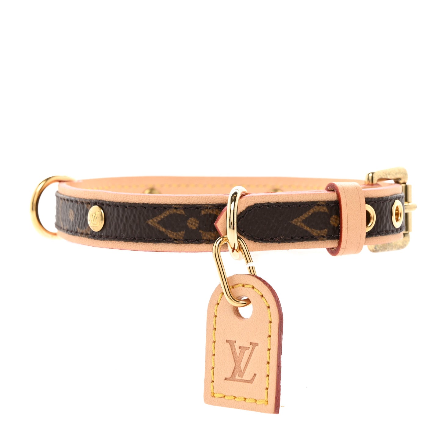 Monogram Baxter Dog Collar PM