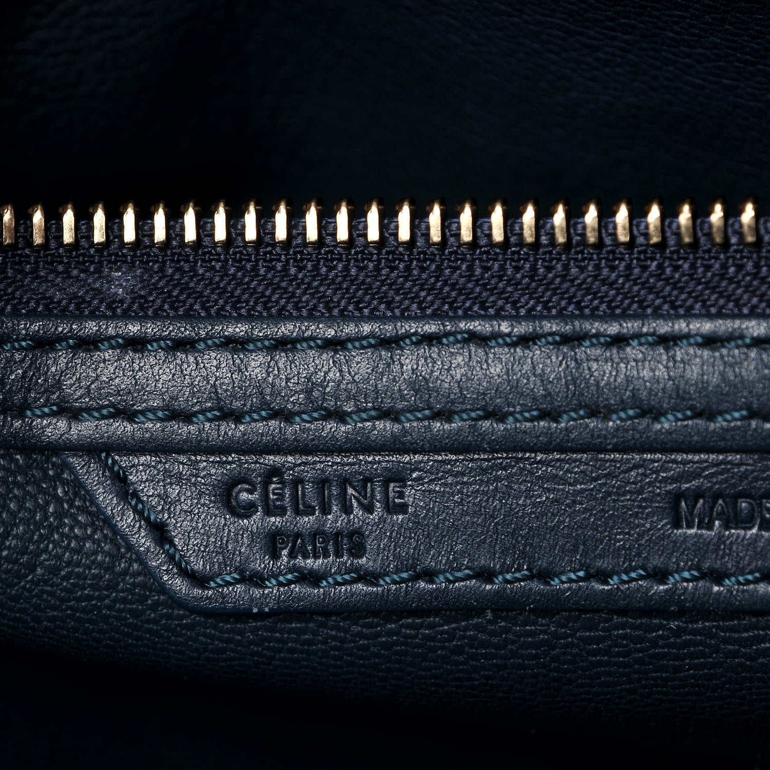 Celine Drummed Calfskin Mini Luggage Orage 7 of 21
