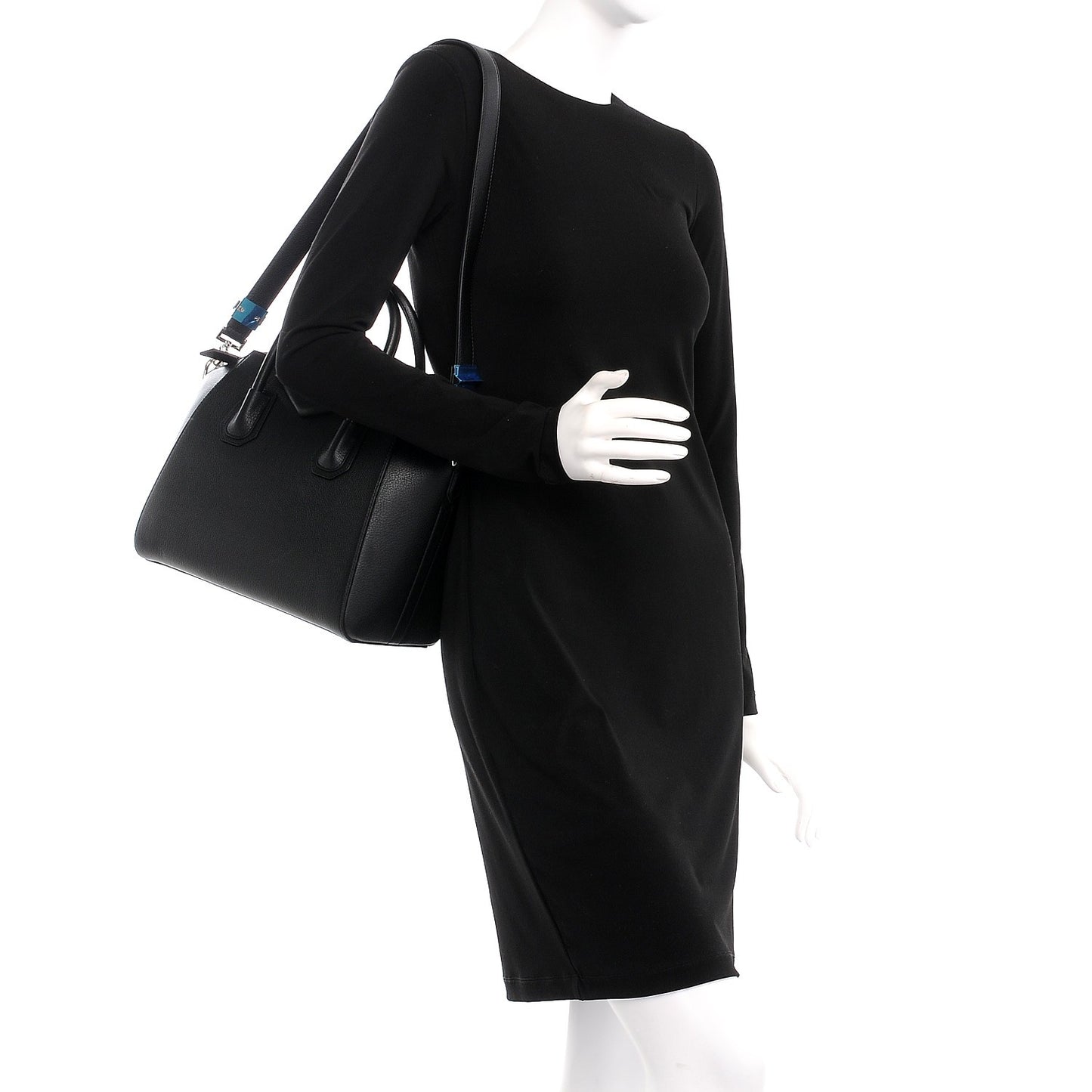 Sugar Goatskin Small Antigona Black