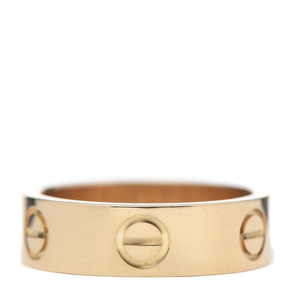 Cartier 18K Yellow Gold 5.5mm LOVE Ring 52 6 3 of 5