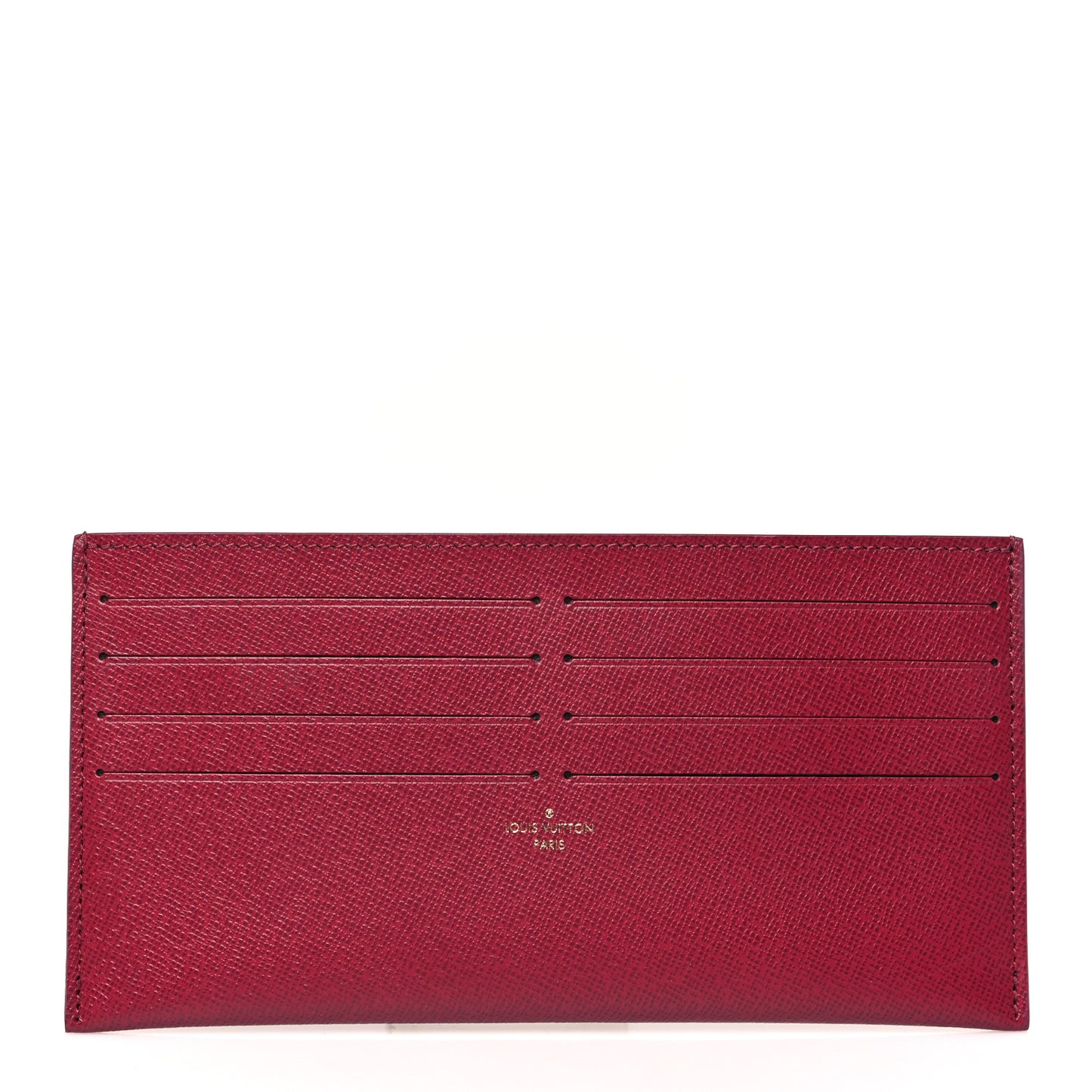 Calfskin Pochette Felicie Card Holder Insert Fuchsia