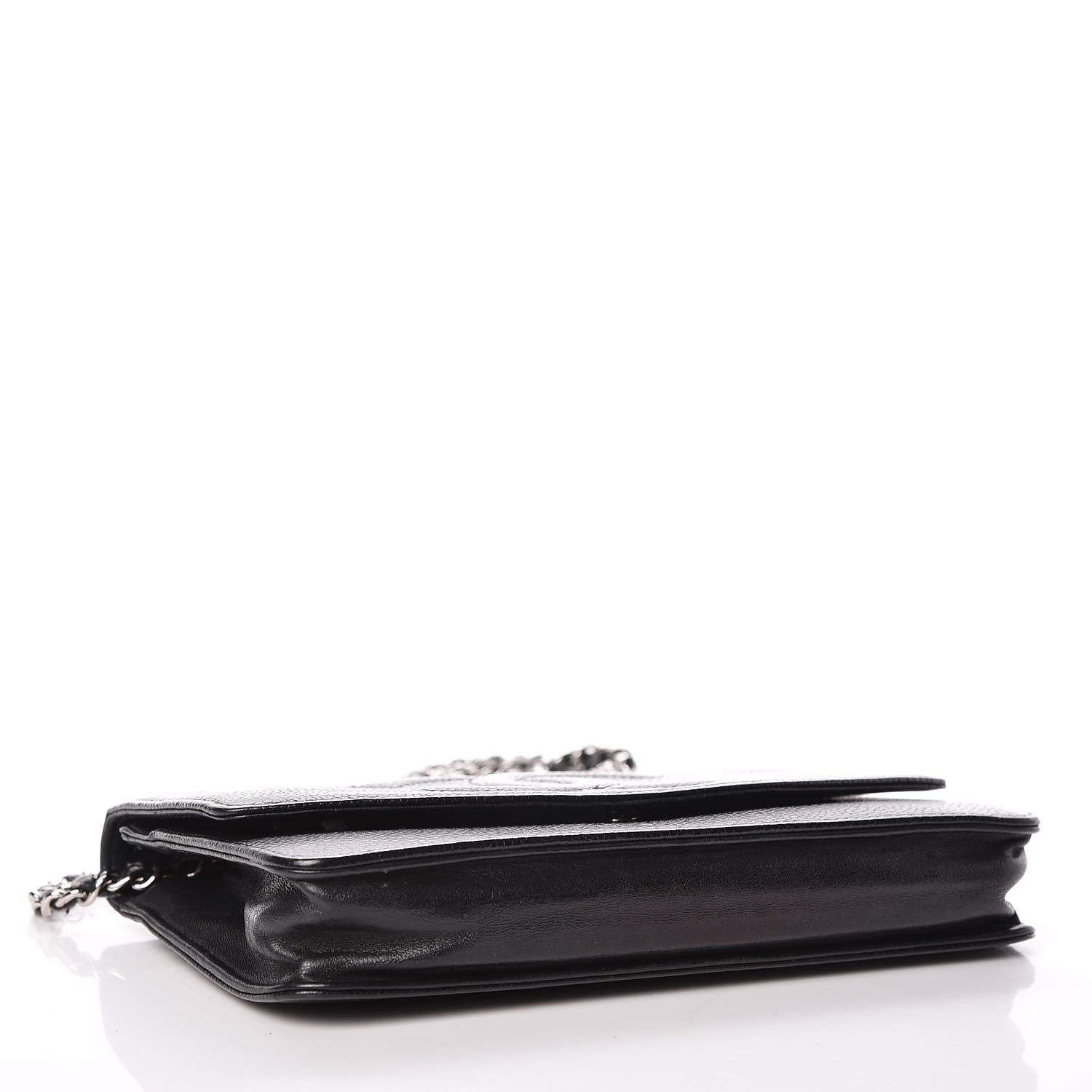 Chanel Caviar Timeless CC Wallet On Chain WOC Black 4 of 18