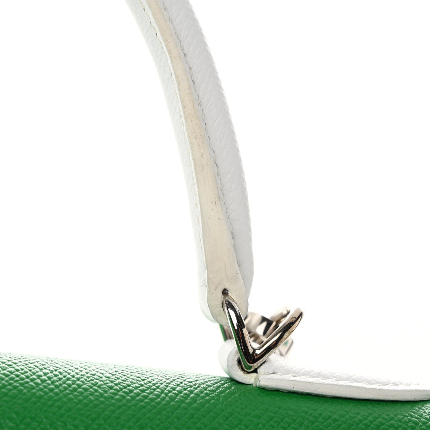 Hermes Epsom Horseshoe Kelly Sellier 35 Cactus White 11 of 11