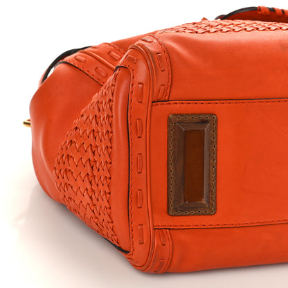 Gucci Calfskin Handmade Medium Top Handle Bag Orange 11 of 18