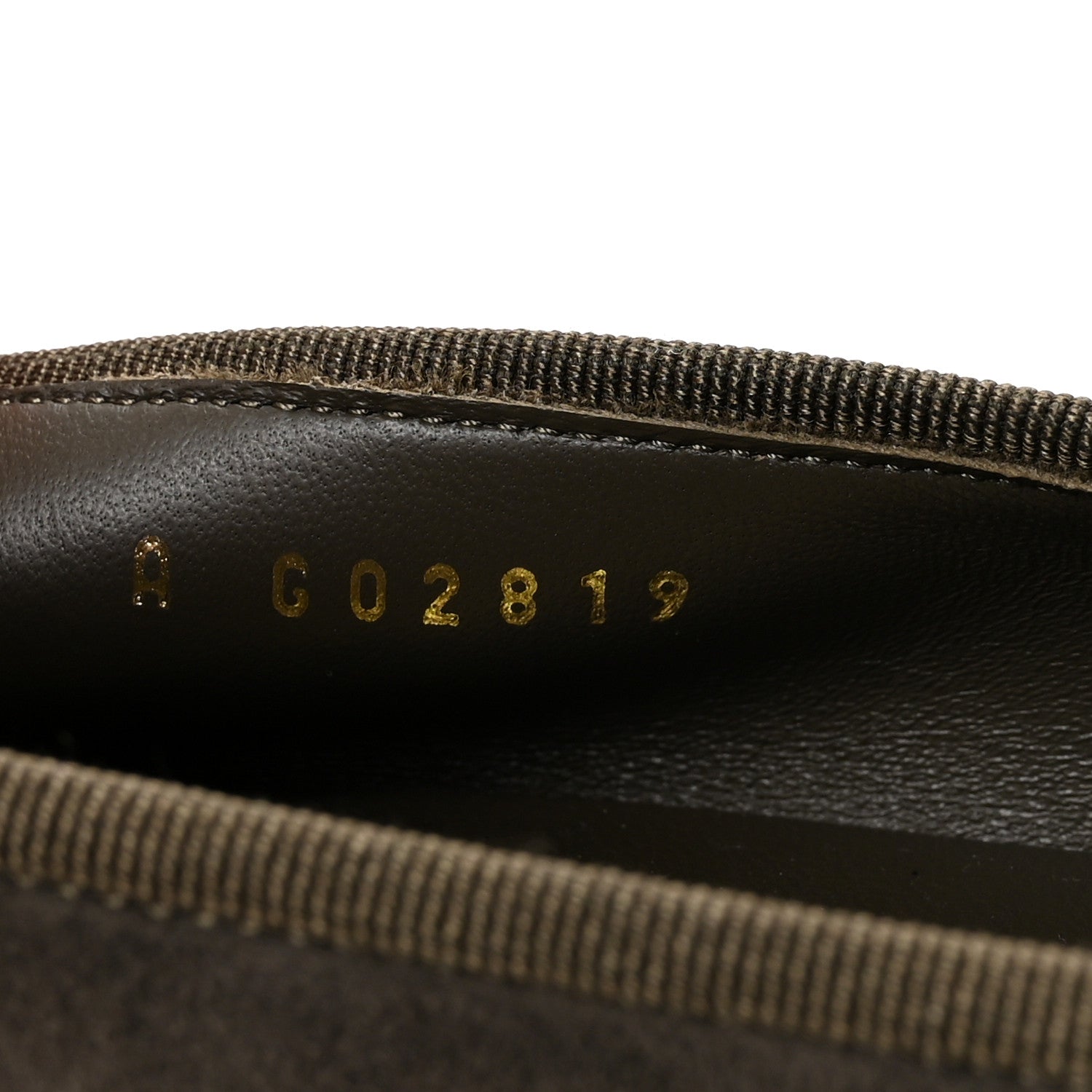 Chanel Suede Calfskin Cap Toe CC Ballerina Flats 38.5 Dark Khaki Dark Green 9 of 9