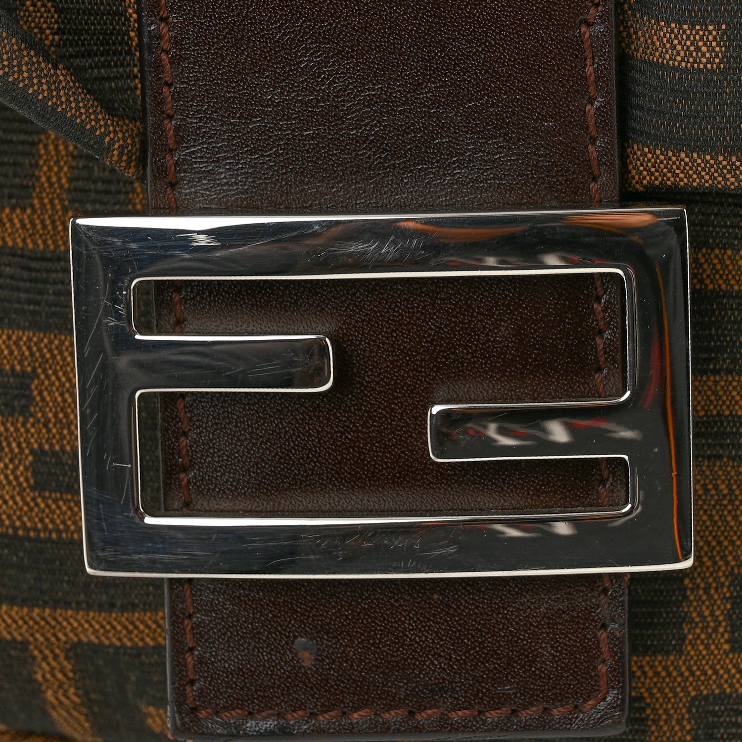 Fendi Zucca Hobo Tobacco 12 of 13