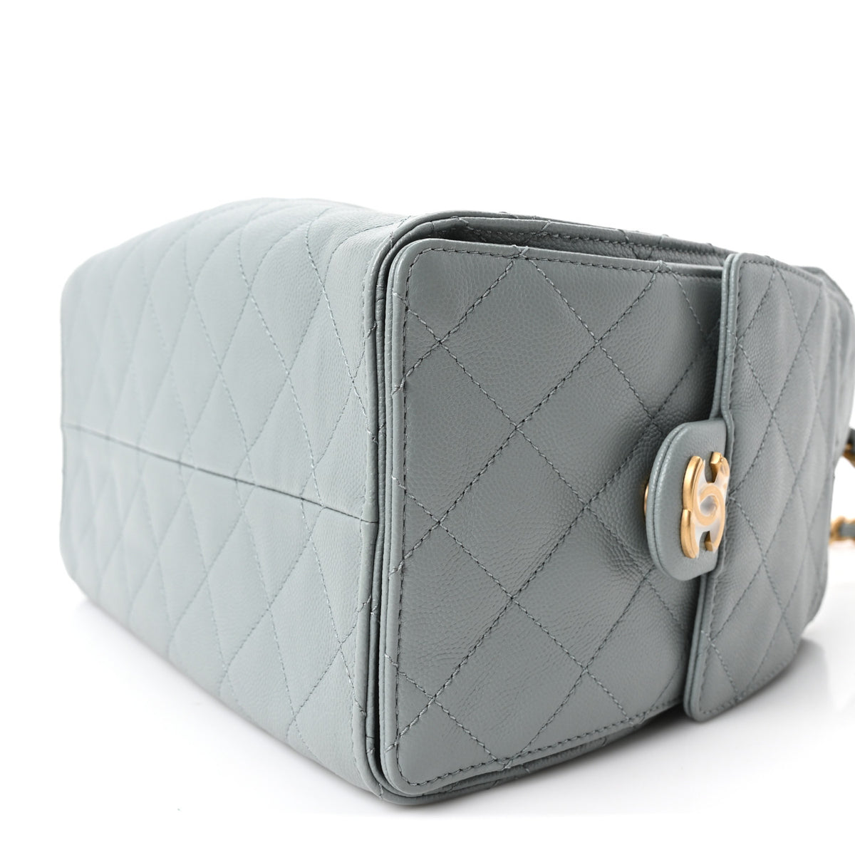 Chanel Caviar Quilted Small Chanel 25 Handbag Light Green 16 of 17