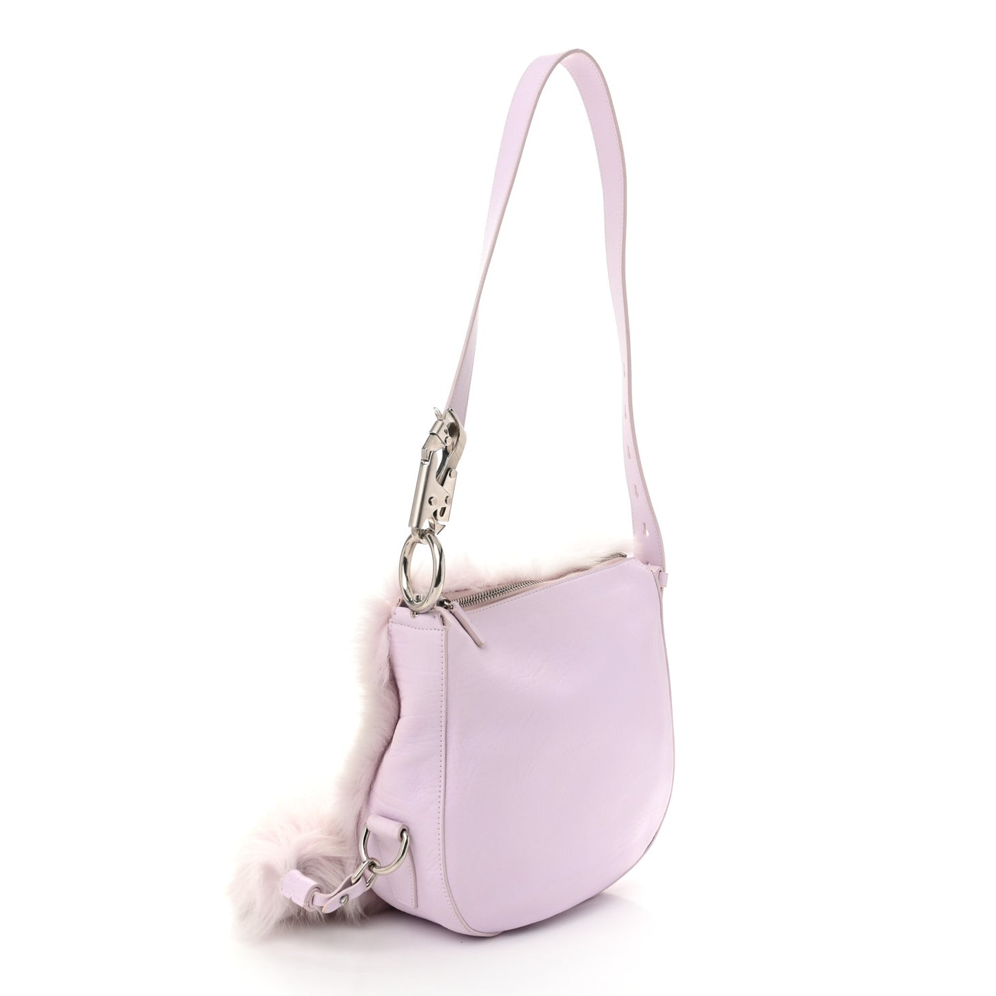 Shearling Small Knight Crossbody Bag Haze
