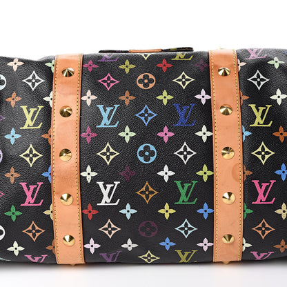 Louis Vuitton Monogram Multicolor Keepall 45 Black 8 of 13