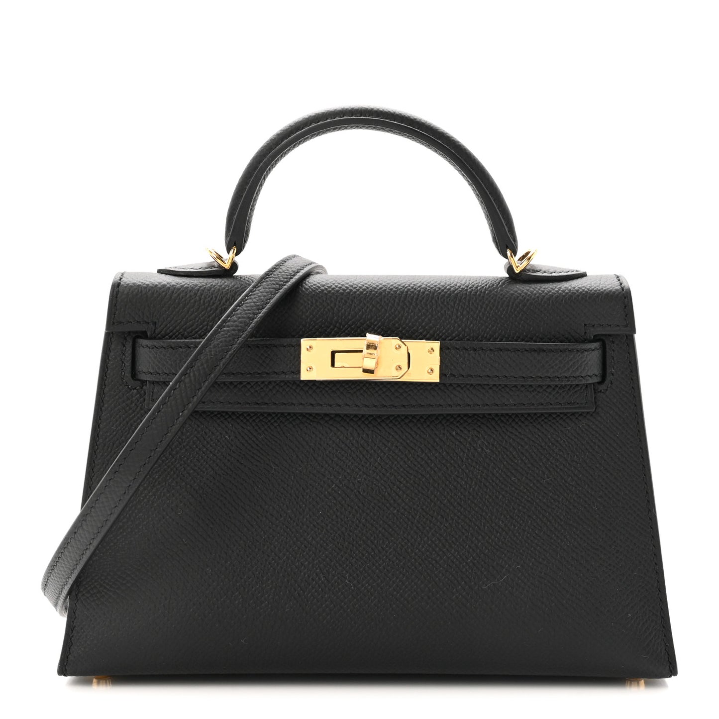 Epsom Mini Kelly Sellier 20 Black