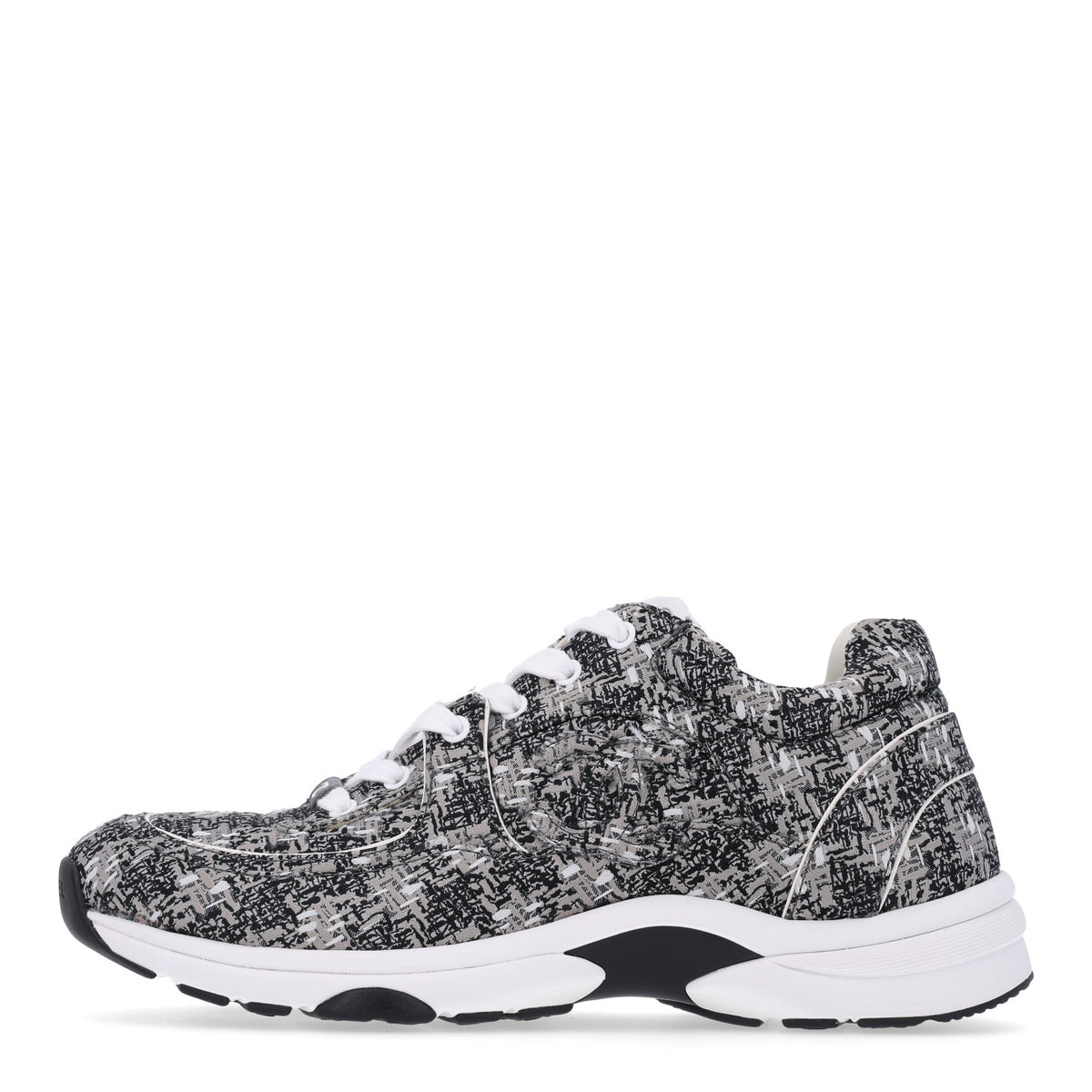 Chanel Tweed Mens CC Sneakers 41 Grey Black 1 of 10