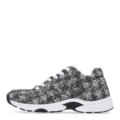 Chanel Tweed Mens CC Sneakers 41 Grey Black 1 of 10