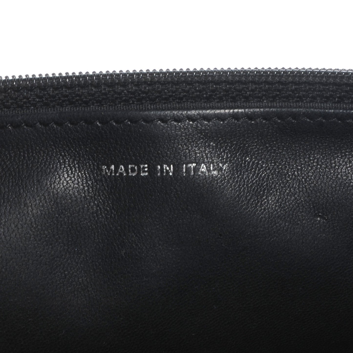 Lambskin Timeless CC Wallet On Chain WOC Black