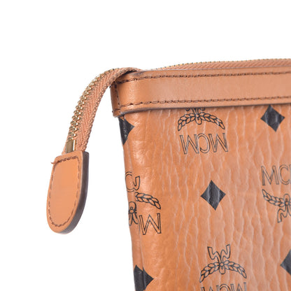 MCM Visetos Mini Pouch Cognac 17 of 17