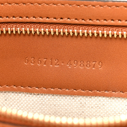 Gucci Calfskin Jacquard GG Medium Jackie 1961 Hobo Brown 6 of 9