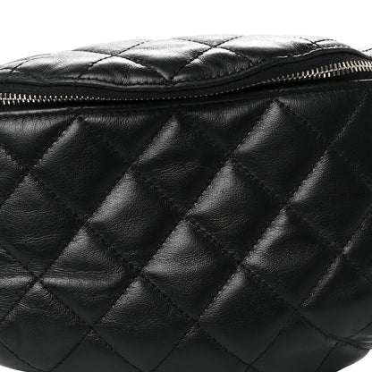 Chanel Calfskin Quilted Waist Belt Bag Black 7 of 11